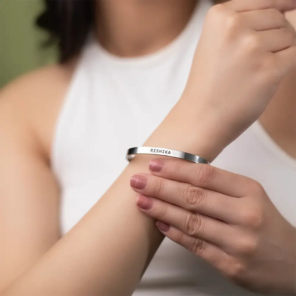 Personalized Name Kada - Custom Name Bracelet Bangle