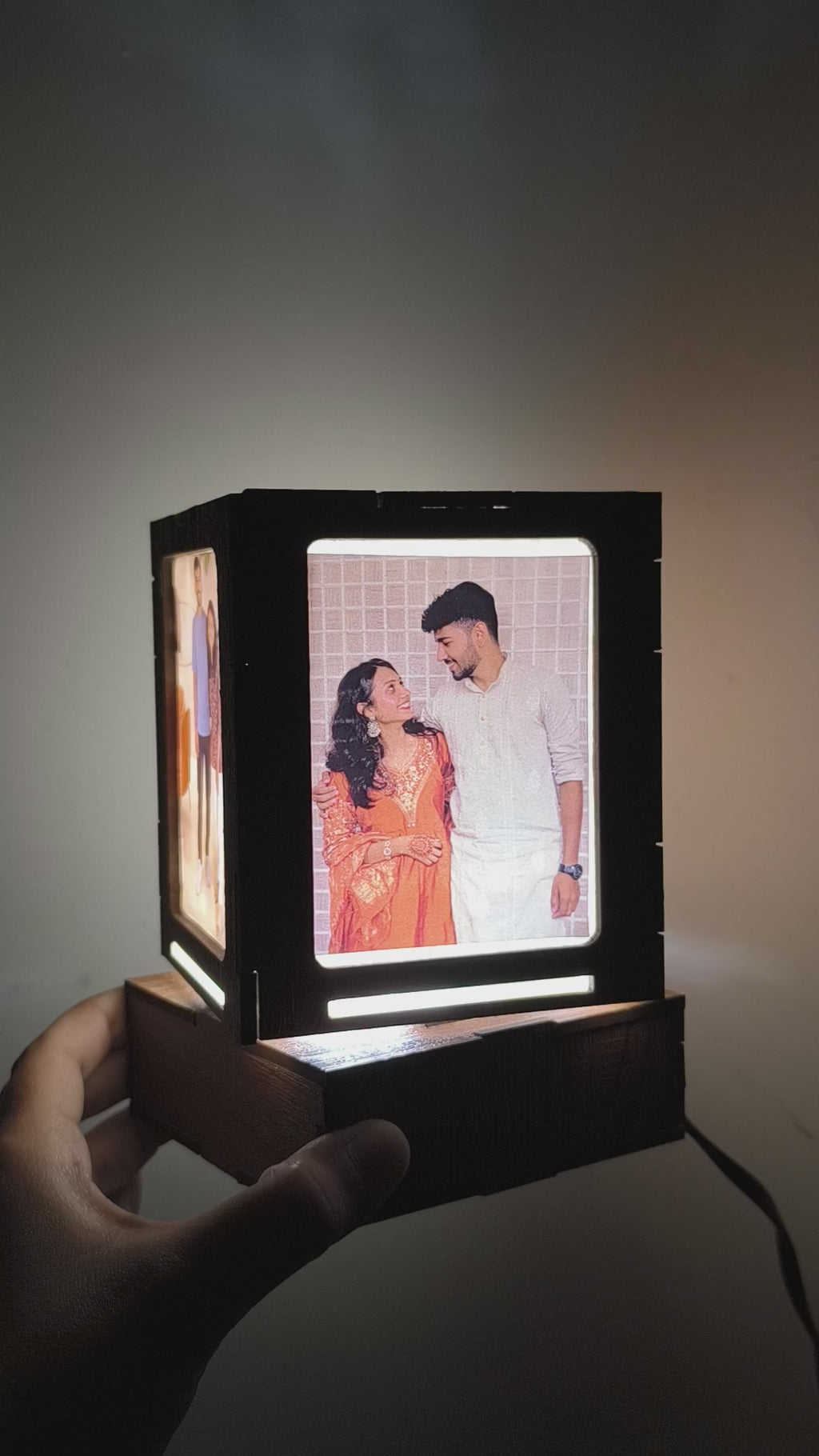 Personalised Rotating Photo Lamp