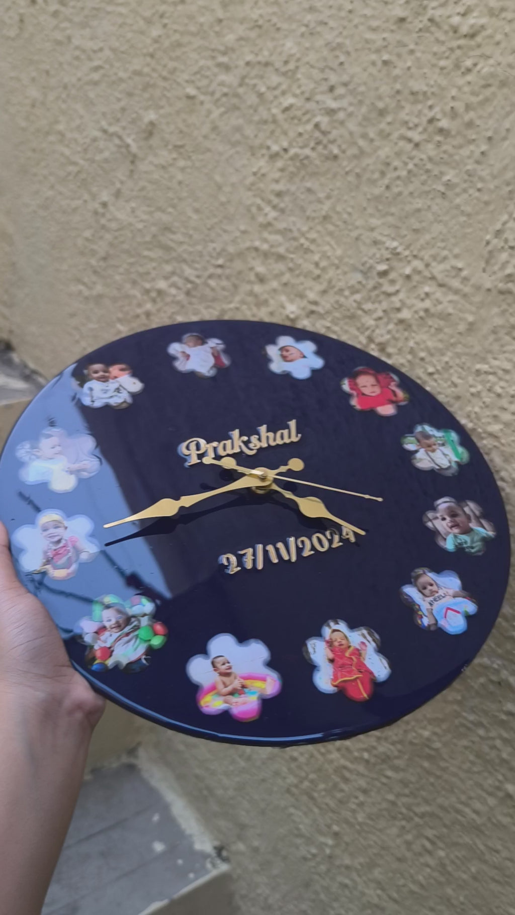 Resin Frame - Personalized Photo Frame with 12 Photos