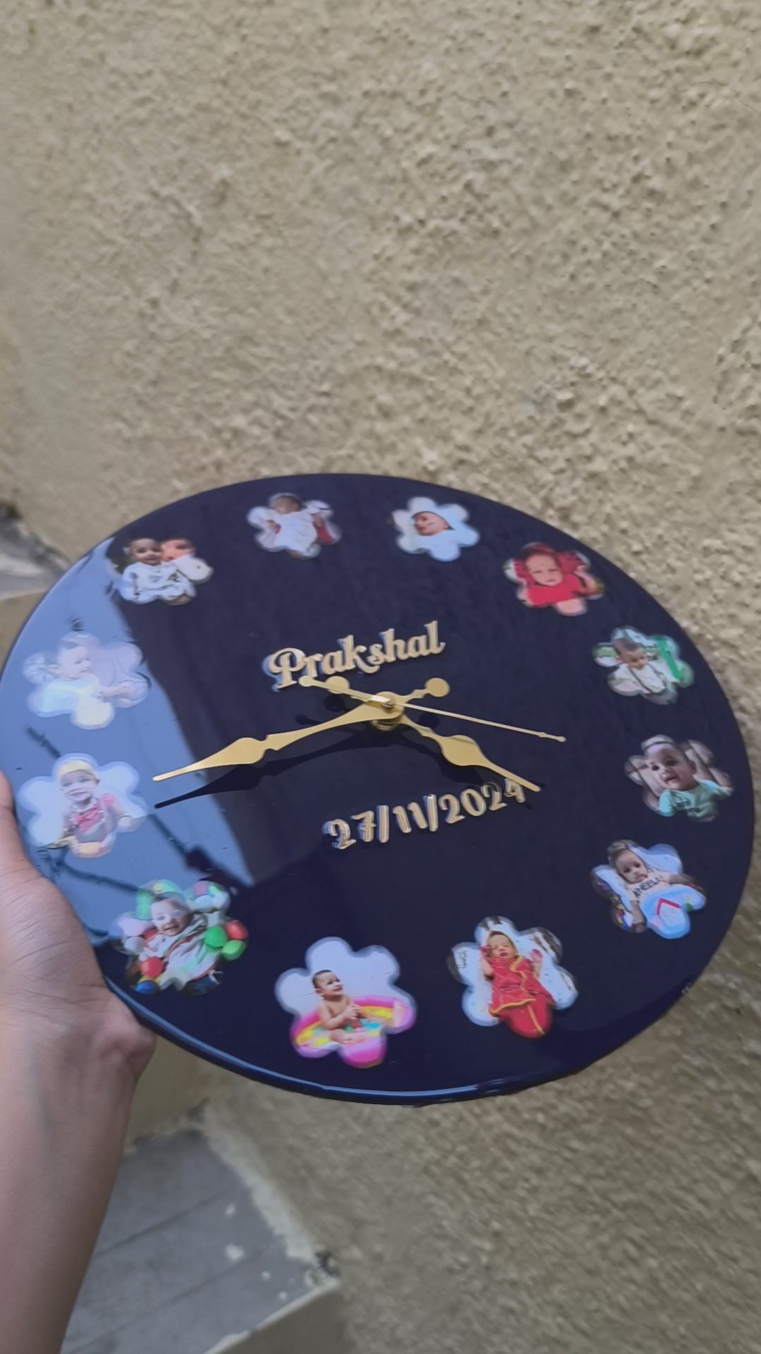 Resin Frame - Personalized Photo Frame with 12 Photos