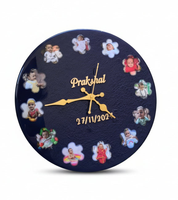 Resin Frame - Personalized Photo Frame with 12 Photos