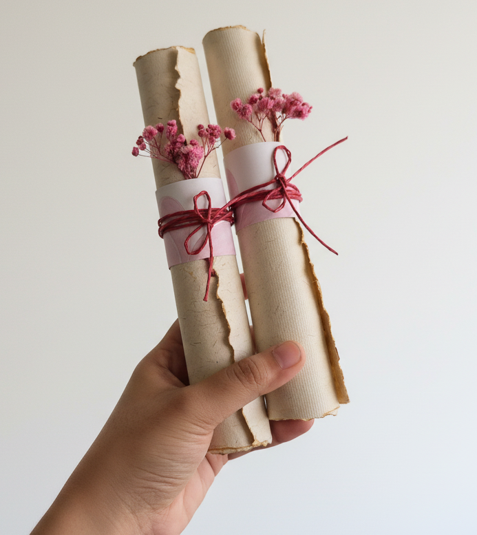 Vintage letter Without Glass Box