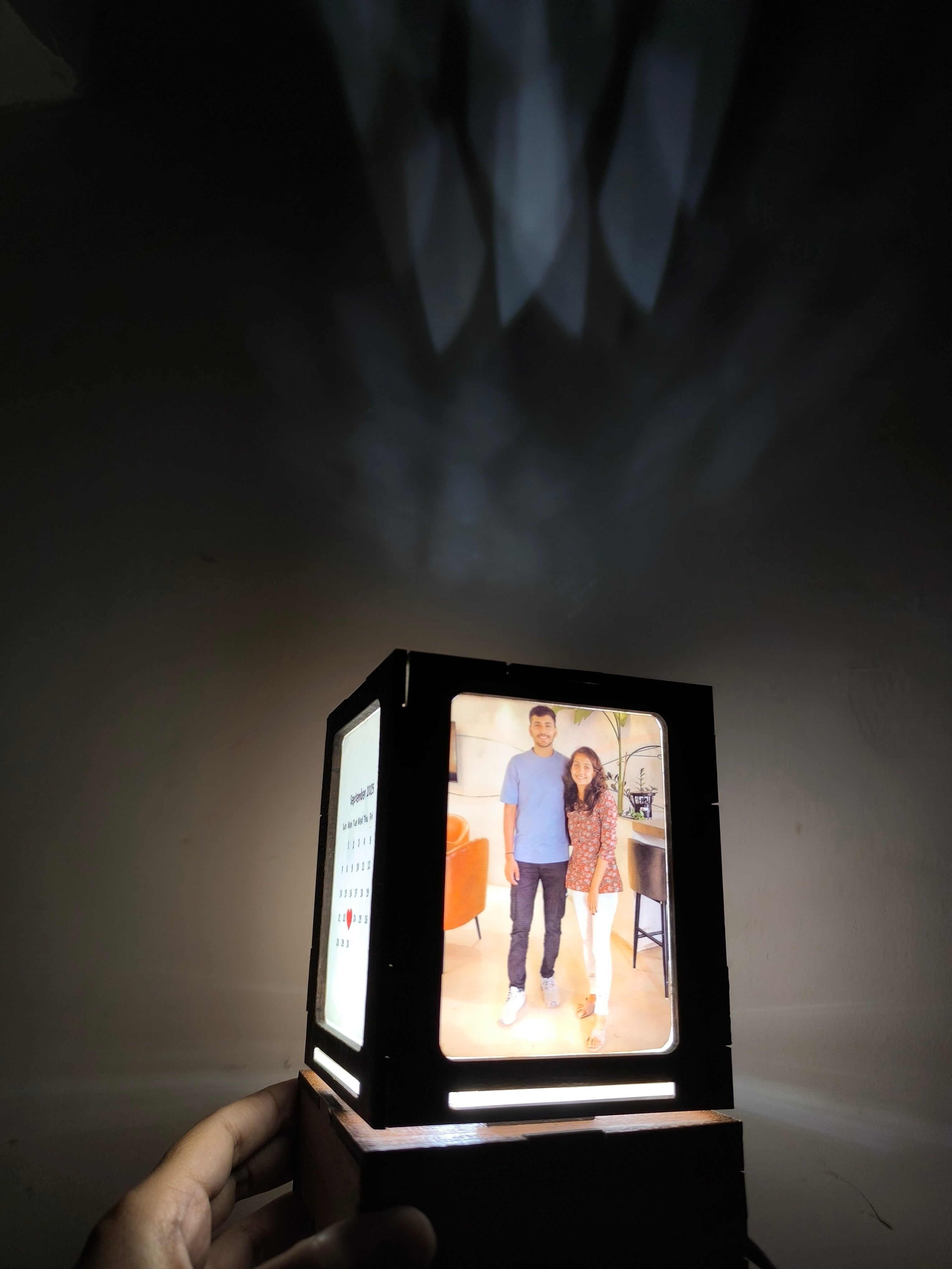 Personalised Rotating Photo Lamp