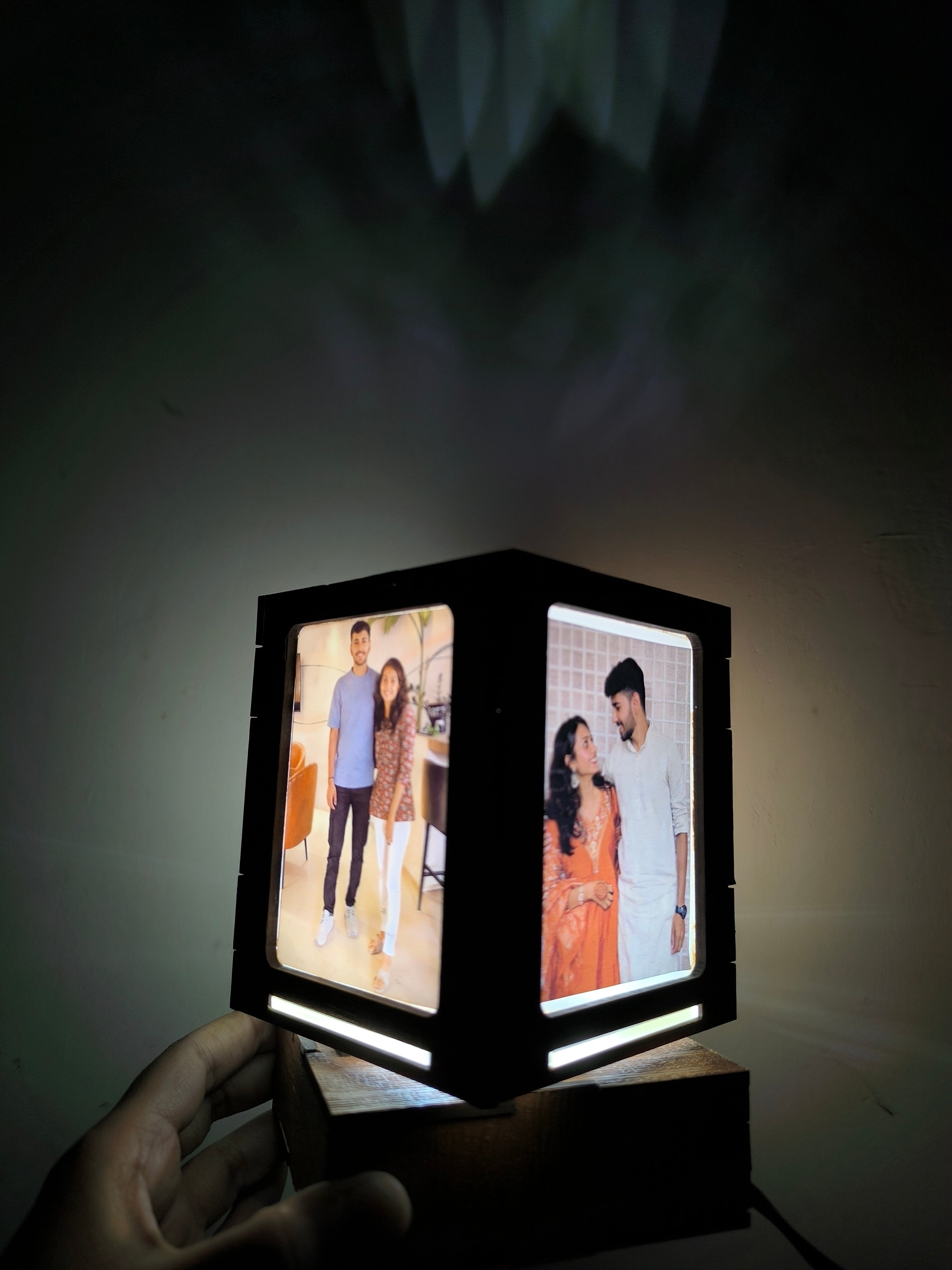 Personalised Rotating Photo Lamp