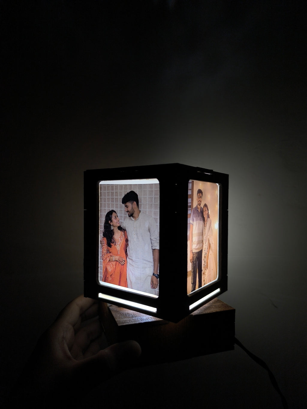 Personalised Rotating Photo Lamp