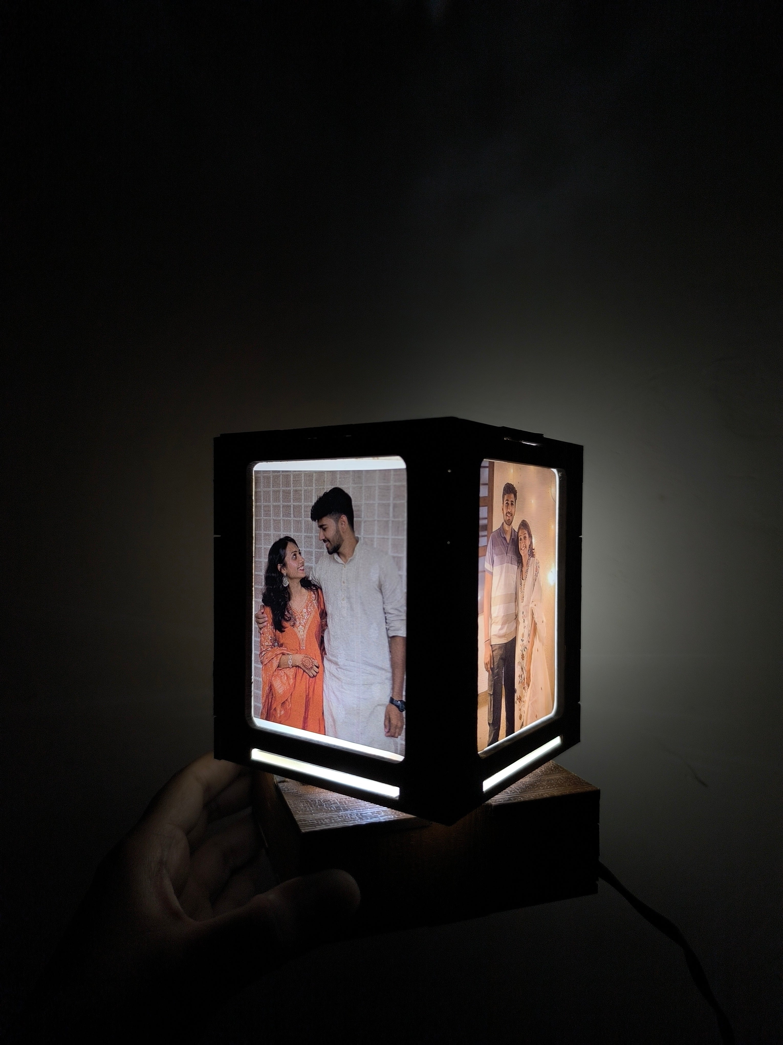 Personalised Rotating Photo Lamp